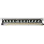 Patch panel helos 146867 RJ-45 24 porty, szary RAL 7035