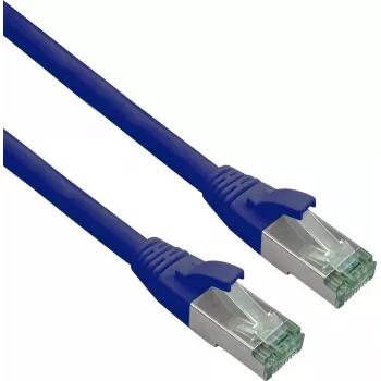 Kabel sieciowy Helos Patch-Kabel - RJ-45 (M) do RJ-45 (M) Kat.6 1m Czarny
