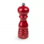 Młynek do pieprzu PEUGEOT Paris 18 cm uSelect, czerwone lakierowane drewno, regulowane mielenie