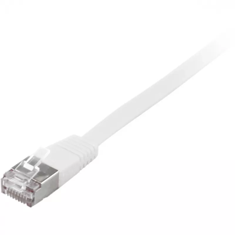 Kabel sieciowy Equip Cat.6A U/FTP płaski patchcord RJ-45 10 m biały