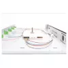 Skrzynka rozdzielcza światłowodowa DIGITUS DN-96330/9APC 1U, wyposażona w 6x LC-APC DX, OS2, polimer/stal, jasnoszara