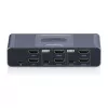 Przełącznik KVM DIGITUS DS-12856 USB-C/USB-A 2‑portowy Dual HDMI 4K60Hz (USB 3.2 Gen 1)