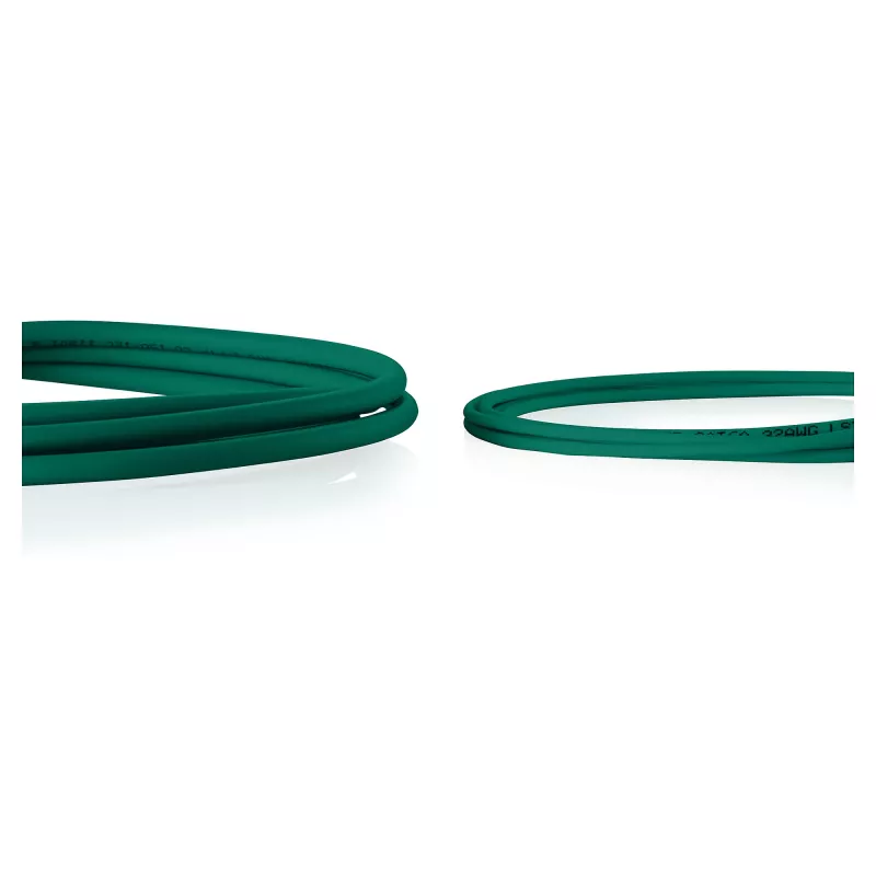 Cienki kabel krosowy CAT6 U-UTP DIGITUS, 0,3 m, zielony