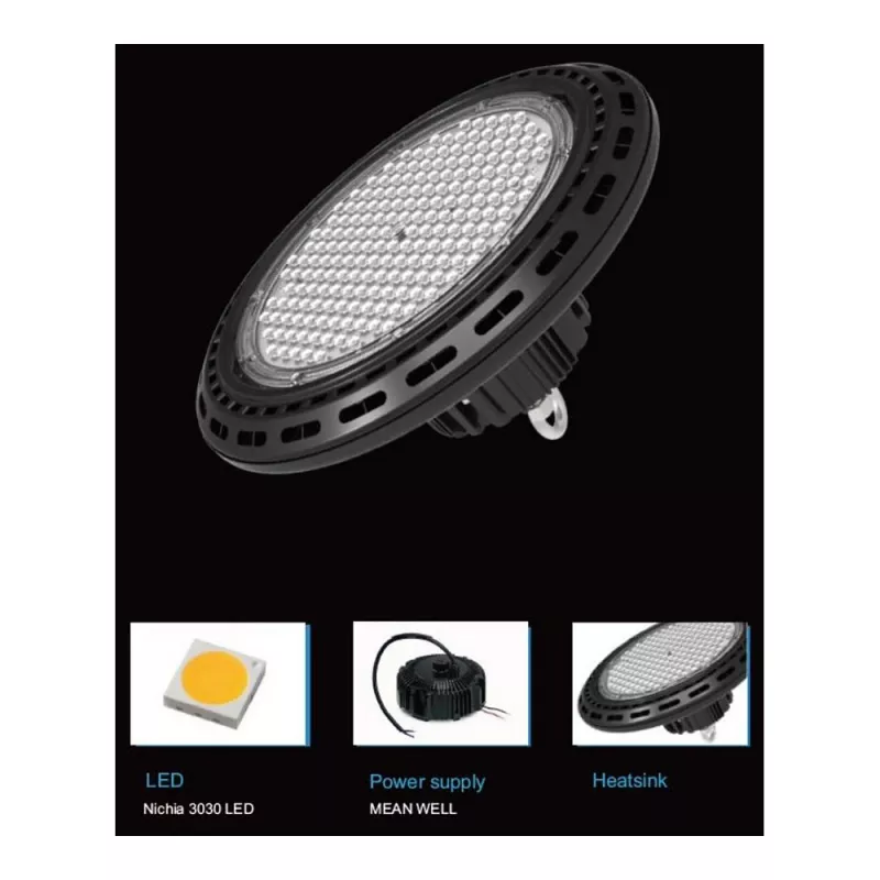 Synergy 21 LED Spot Pendant Light UFO 236W do hal przemysłowych/magazynowych cw 120° DIM
