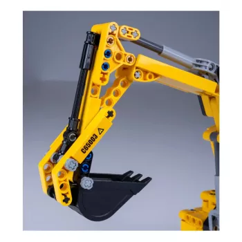Koparka Jamara CaDA Excavator Bricks, zalecany wiek 8+, waga 0,36 kg, czarno-żółta