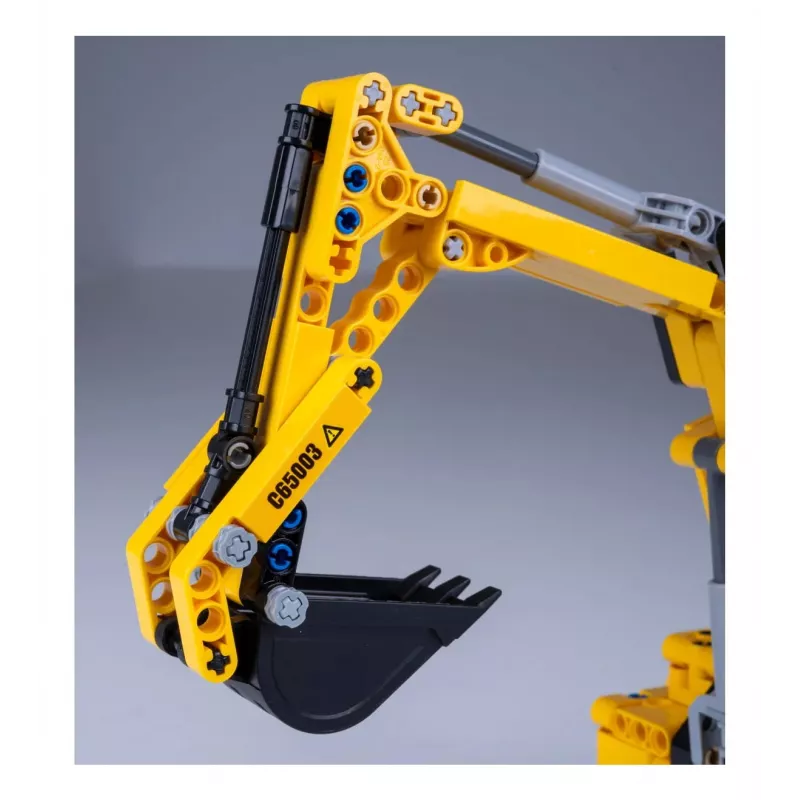 Koparka Jamara CaDA Excavator Bricks, zalecany wiek 8+, waga 0,36 kg, czarno-żółta