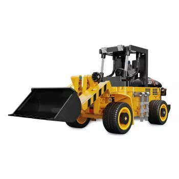 Zestaw konstrukcyjny ładowarki Jamara CaDA Wheel loader Bricks, dla dzieci od 8 lat, czarno-żółty