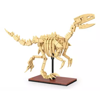 Zestaw konstrukcyjny Jamara CaDA Dinosaur fossil Velociraptor — 256 elementów, wiek 8+, beżowy/brązowy