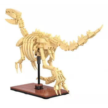 Zestaw konstrukcyjny Jamara CaDA Dinosaur fossil Velociraptor — 256 elementów, wiek 8+, beżowy/brązowy