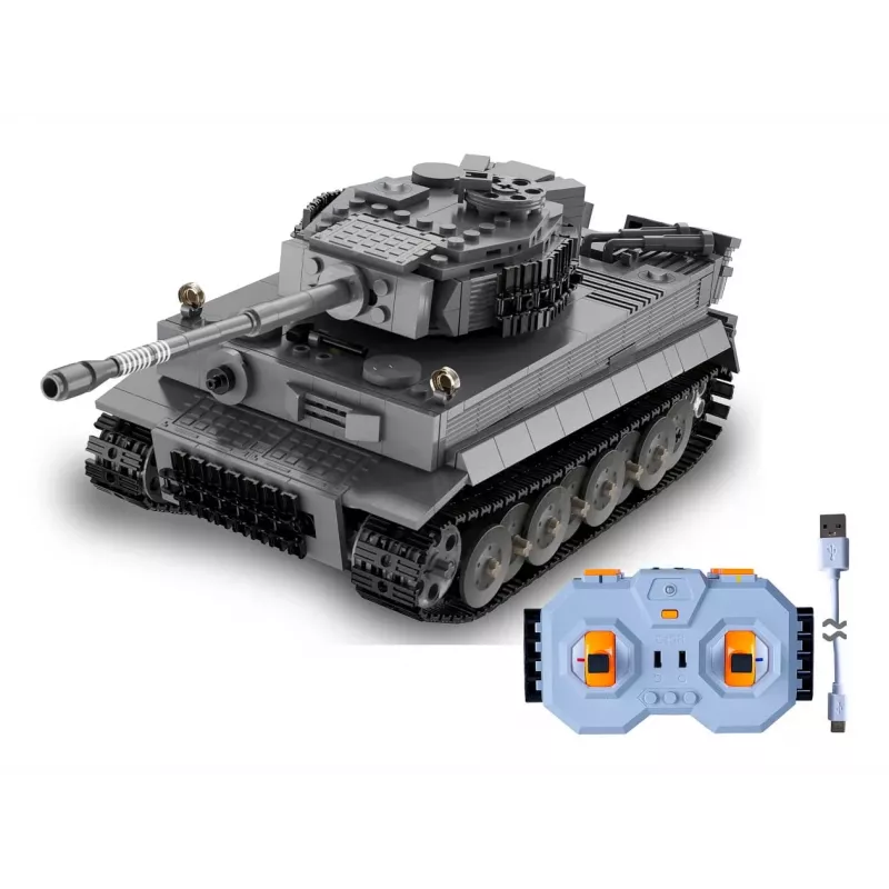Model czołgu Jamara CaDA Tiger w skali 1:35, silnik elektryczny, bateria Li‑Ion, dla dzieci od 8 lat