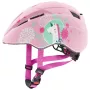 Ochronny kask dziecięcy UVEX kid 2 cc Multicolour Pink, hard-shell, wykończenie matowe