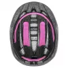 Ochronny kask dziecięcy UVEX kid 2 cc Multicolour Pink, hard-shell, wykończenie matowe