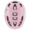 Ochronny kask dziecięcy UVEX kid 2 cc Multicolour Pink, hard-shell, wykończenie matowe