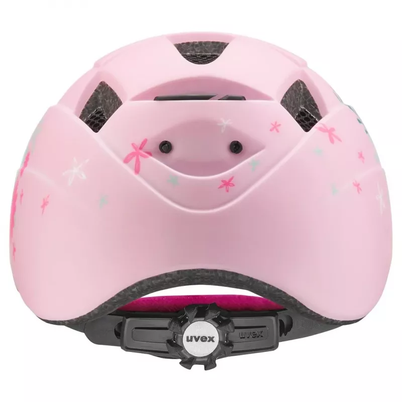 Ochronny kask dziecięcy UVEX kid 2 cc Multicolour Pink, hard-shell, wykończenie matowe