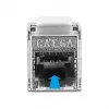 Kabel RJ45 wtyk do modułu Keystone RJ45 gniazdo DeLOCK 87029