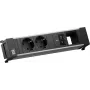 Ramka zasilająca listwa zasilająca Bachmann BM0024207 z 2 gniazdami CEE7/3, 1x USB-C PD 45W, 1x modułem przyłączeniowym, kabel 0,2 m