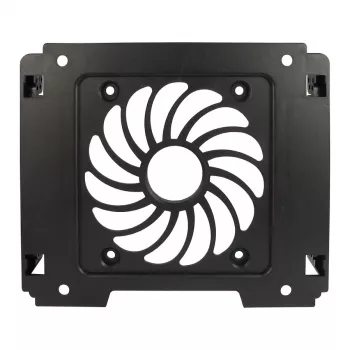 Inter-Tech Rama montażowa 1x5,25 na 1x2,5 / 1x3,5 / wentylator 12 cm