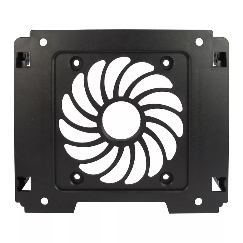 Inter-Tech Rama montażowa 1x5,25 na 1x2,5 / 1x3,5 / wentylator 12 cm