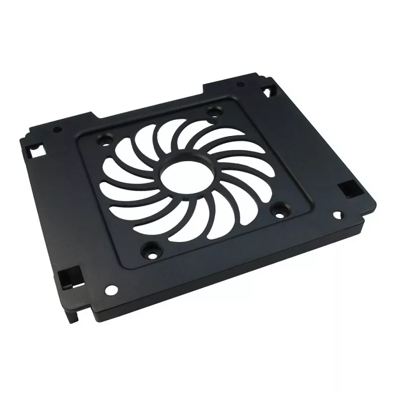 Inter-Tech Rama montażowa 1x5,25 na 1x2,5 / 1x3,5 / wentylator 12 cm