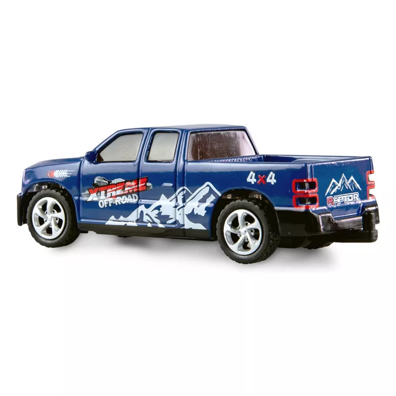 RC pickup Amewi 22680 1:64 RTR z przyczepą, niebieski