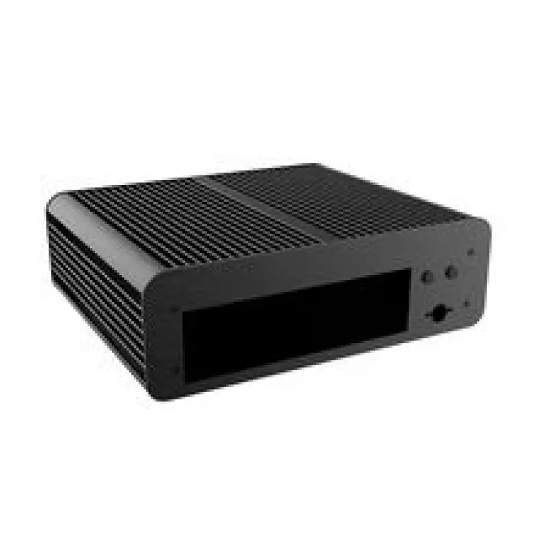 Akasa Euler CMX Mini-ITX Fanless PC Case A-ITX61-S1B — czarna, mini obudowa do systemów pasywnie chłodzonych