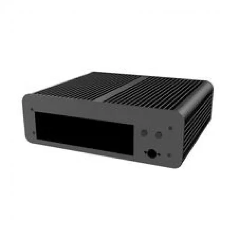 Akasa Euler CMX Mini-ITX Fanless PC Case A-ITX61-S1B — czarna, mini obudowa do systemów pasywnie chłodzonych