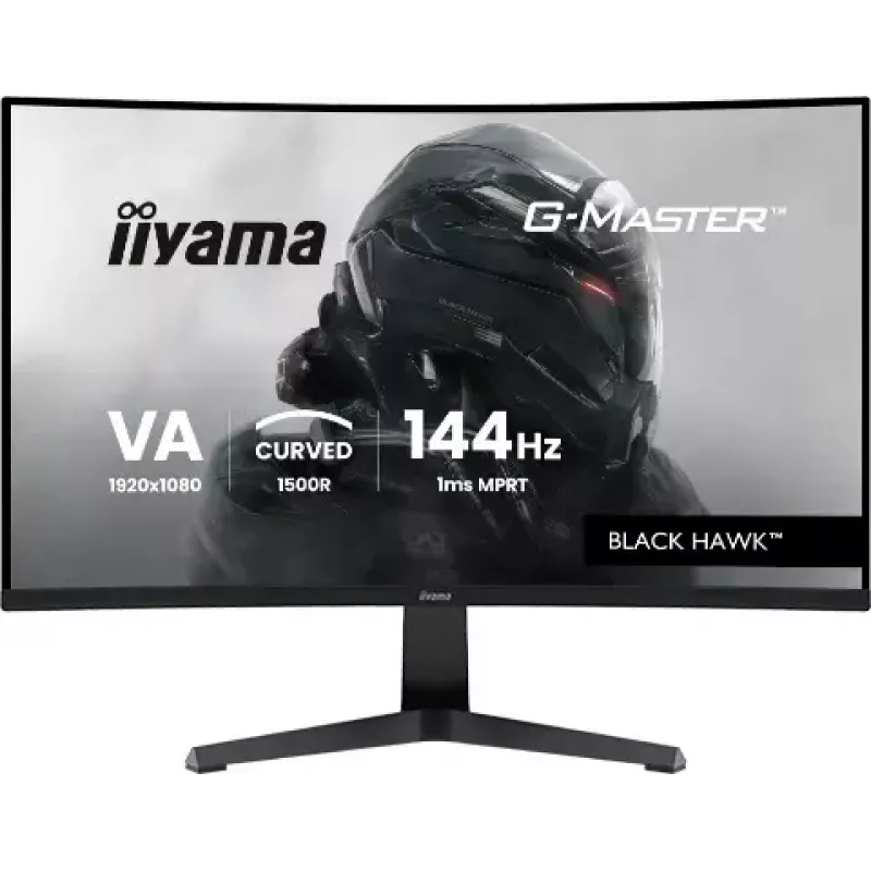 Monitor IIYAMA G-MASTER GC2781HSU-B1 27 cali Curved VA 1920×1080 144 Hz Hub USB Głośniki VESA Czarny