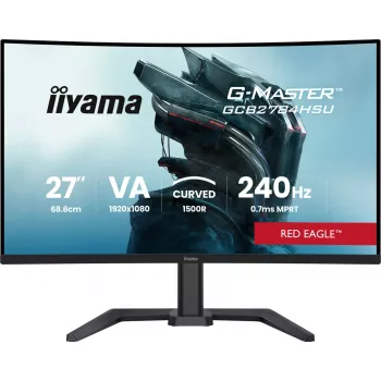 27-calowy IIYAMA G-MASTER GCB2784HSU-B1 zakrzywiony monitor gamingowy VA 240 Hz FHD 1920x1080 hub USB głośniki VESA