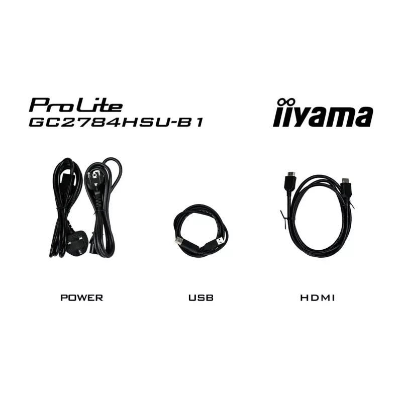 27-calowy zakrzywiony monitor VA iiyama G-MASTER GC2784HSU-B1 240 Hz Full HD 1920x1080 z hubem USB, głośnikami i montażem VESA