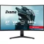27-calowy zakrzywiony monitor VA iiyama G-MASTER GC2784HSU-B1 240 Hz Full HD 1920x1080 z hubem USB, głośnikami i montażem VESA