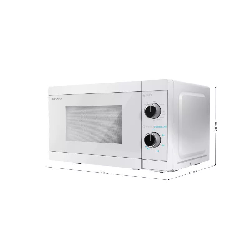 Grill mikrofalowy Sharp YC-MG01E-C, 800 W, 20 L