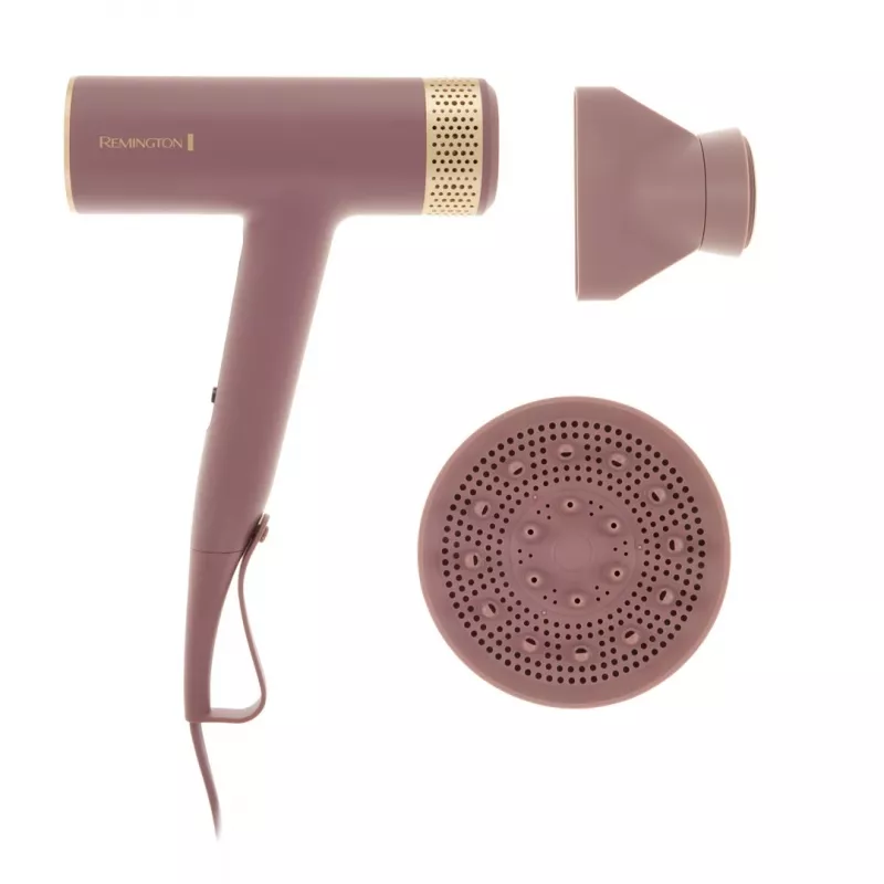Suszarka do włosów Remington EC8930, 1600 W, silnik cyfrowy, 110000 RPM, różowa, przewód 3 m