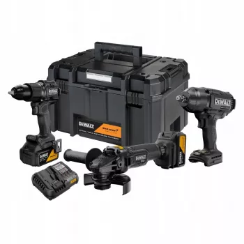 DEWALT Zestaw COMBO 18V DCK3222MP2T (DCD86M, DCF99M, DCG45M) 2x5,0Ah TSTAK MCLAREN