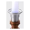 Lampa stołowa Ukonic 16987 czarna miedziana szara biała niebieskie światło 595 mm