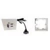 Gniazdo outletowe HDMI VGA USB A 3.5mm Vivolink WI221293
