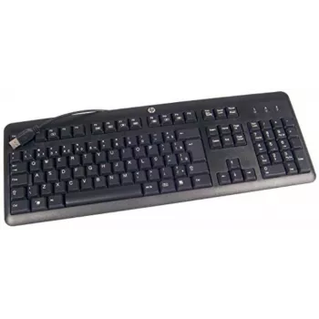 Klawiatura HP 672647-053 Office USB AZERTY French Czarny