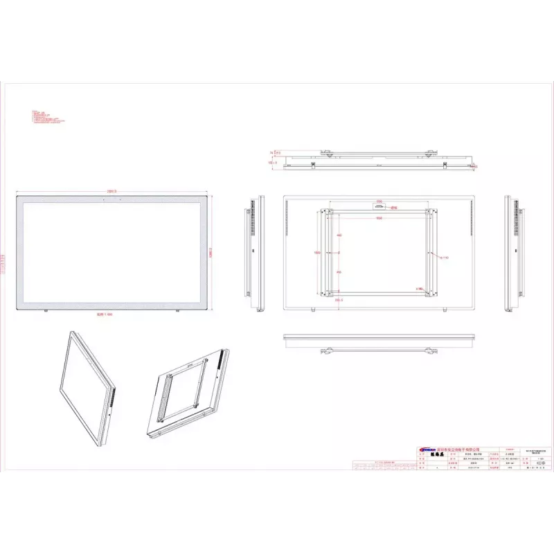 ERNITEC 0070-24198-HB3000-P monitor monitoringu 4K UHD — profesjonalny monitor