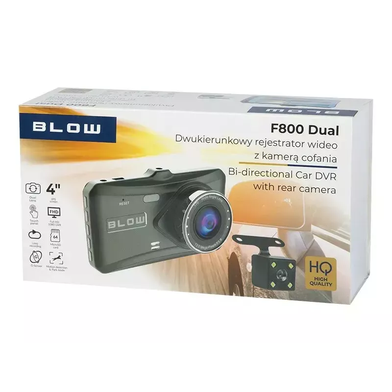 Kamera samochodowa BLOW Wideorejestrator CzarnyBOX DVR F800BLOW