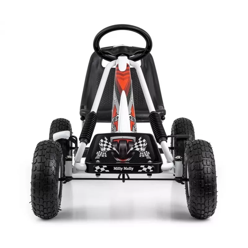 Milly Mally Jeździk Gokart Thor Biały