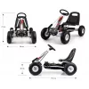 Milly Mally Jeździk Gokart Thor Biały