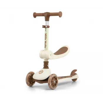 Hulajnoga kopana milly mally Milly Mally Scooter Fuzzy Classic — hulajnoga dziecięca, beżowa