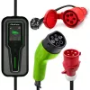Przejściówka zasilająca QOLTEC CEE 16A 5P 400V na SCHUKO 230V, model 52724