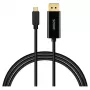 Kabel SAVIO CL-207 USB-C na DisplayPort 2,0 m, wsparcie DisplayPort 1.2