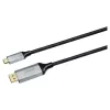 Kabel USB-C do DisplayPort SAVIO CL-208 (DisplayPort 1.2, 2 m)