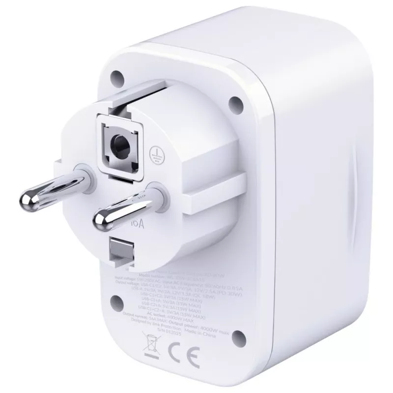 3MK Comfort Charger GaN 30W Biały – Zasilacz USB, moc 30W GaN