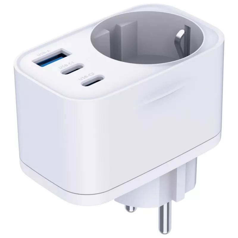 3MK Comfort Charger GaN 30W Biały – Zasilacz USB, moc 30W GaN