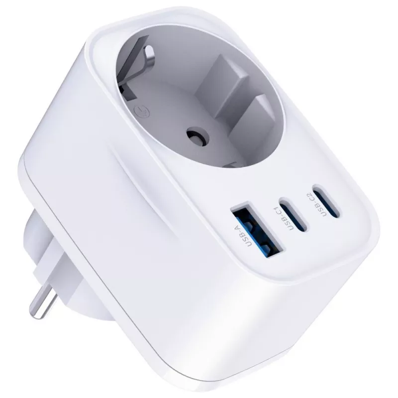 3MK Comfort Charger GaN 30W Biały – Zasilacz USB, moc 30W GaN