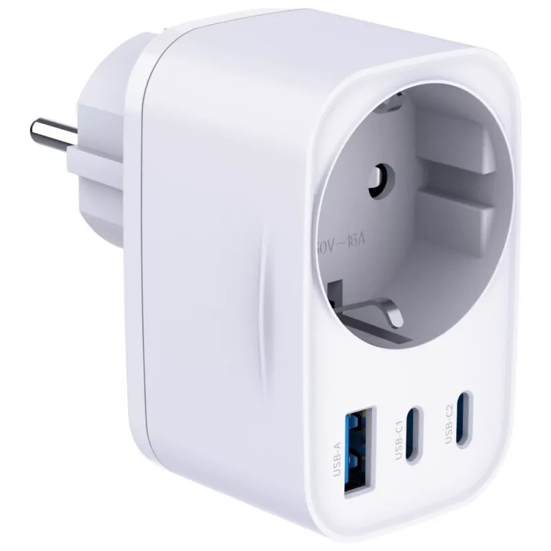 3MK Comfort Charger GaN 30W Biały – Zasilacz USB, moc 30W GaN