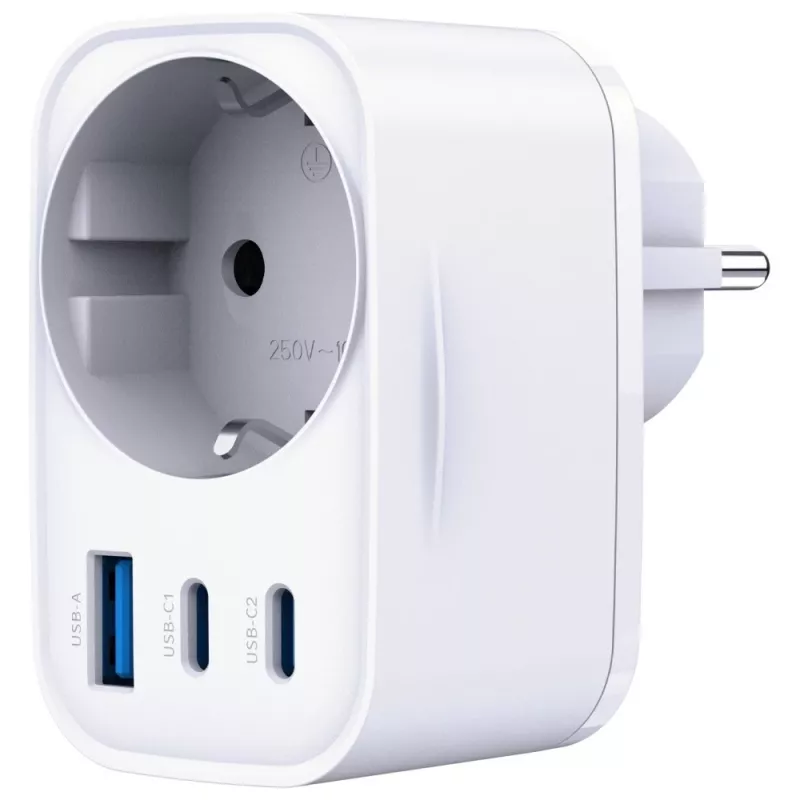 3MK Comfort Charger GaN 30W Biały – Zasilacz USB, moc 30W GaN