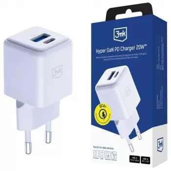 Charger Indoor 3MK Hyper GaN Universal Fast Charging 100-240V